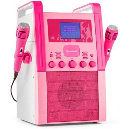 AUNA KA8B-V2 BK Karaoke sistēmas CD atskaņotājs AUX 2 AUNA KA8B-V2 BK Karaoke sistēmas CD atskaņotājs AUX 2