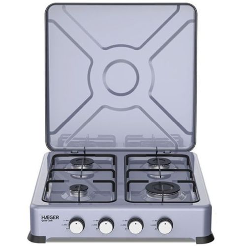 Galda gāzes plīts ar 4 degļiem HAEGER GC-04E.023A QUAD COOK