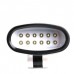 LED galda lampa Art.KB 12LED-6500K, sudrabaini melna
