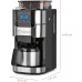 Barista kafijas automāts ar 1 litra izotermisku krūzi un digitālām kafijas dzirnaviņām.(krūzes defekts)