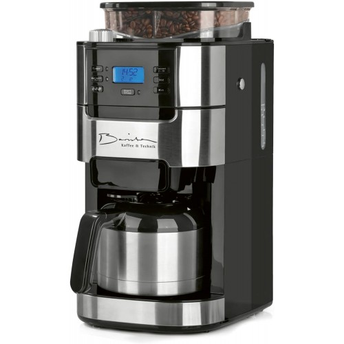 Barista kafijas automāts ar 1 litra izotermisku krūzi un digitālām kafijas dzirnaviņām.(krūzes defekts)