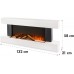 Klarstein Studio Light & Fire - elektriskais kamīns ar liesmas efektu, 1000/2000 W, taimera funkcija(maza transp.def.) Klarstein Studio Light & Fire - elektriskais kamīns ar liesmas efektu, 1000/2000 W, taimera funkcija(maza transp.def.)