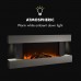 Klarstein Studio Light & Fire - elektriskais kamīns ar liesmas efektu, 1000/2000 W, taimera funkcija(maza transp.def.) Klarstein Studio Light & Fire - elektriskais kamīns ar liesmas efektu, 1000/2000 W, taimera funkcija(maza transp.def.)