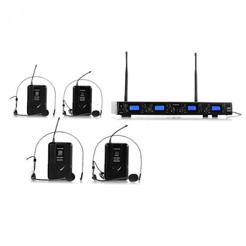 Auna UHF-550-2 Quartett2 Wireless Microphone Set